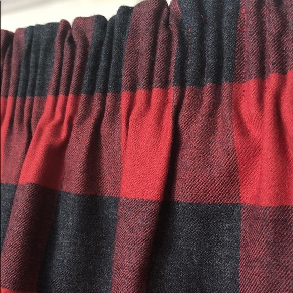 NWT JCrew red buffalo check mini skirt - Picture 3 of 5